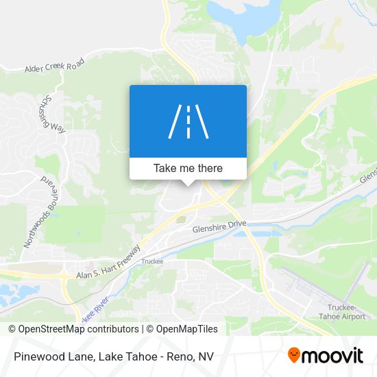 Mapa de Pinewood Lane