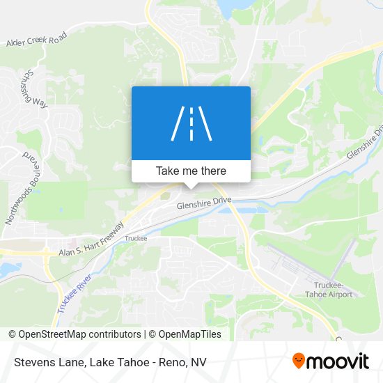 Stevens Lane map