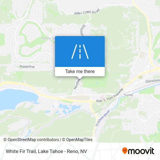 Mapa de White Fir Trail
