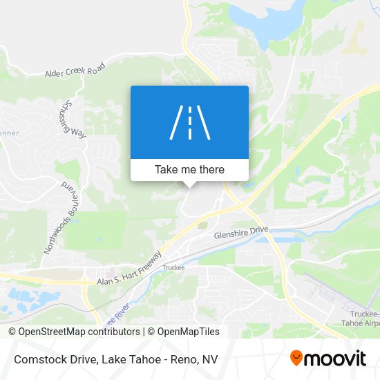 Comstock Drive map
