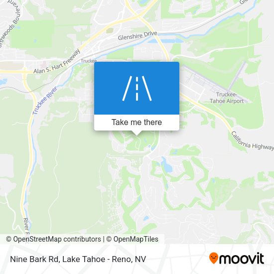Nine Bark Rd map