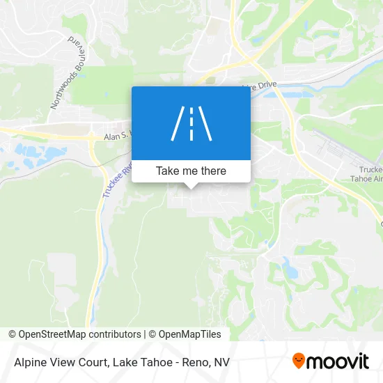 Alpine View Court map