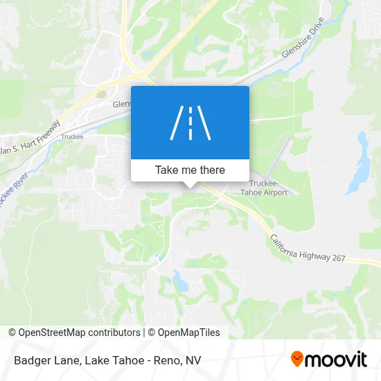 Badger Lane map