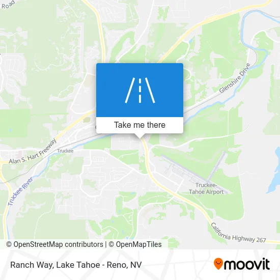 Ranch Way map