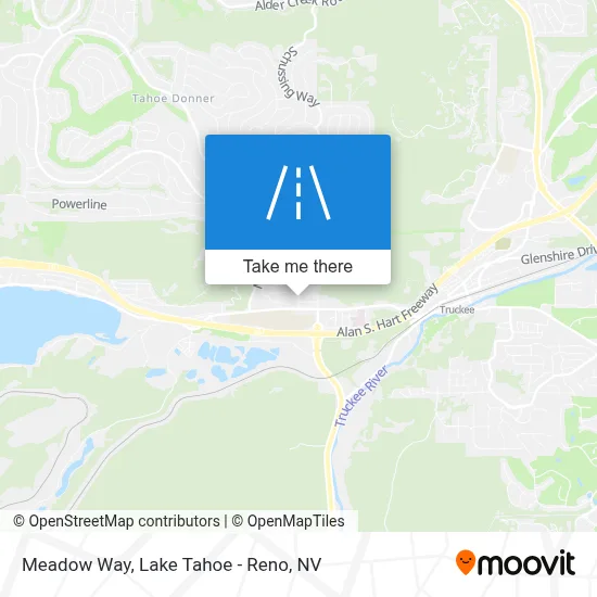 Meadow Way map