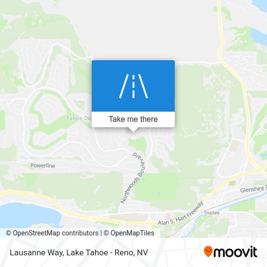 Lausanne Way map