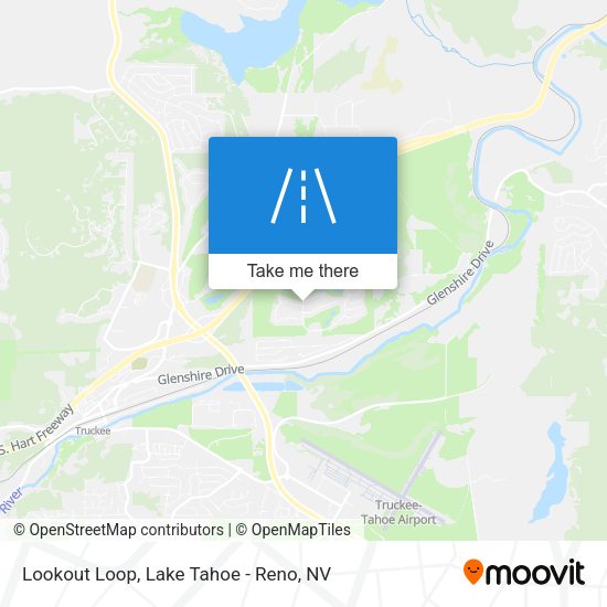 Lookout Loop map