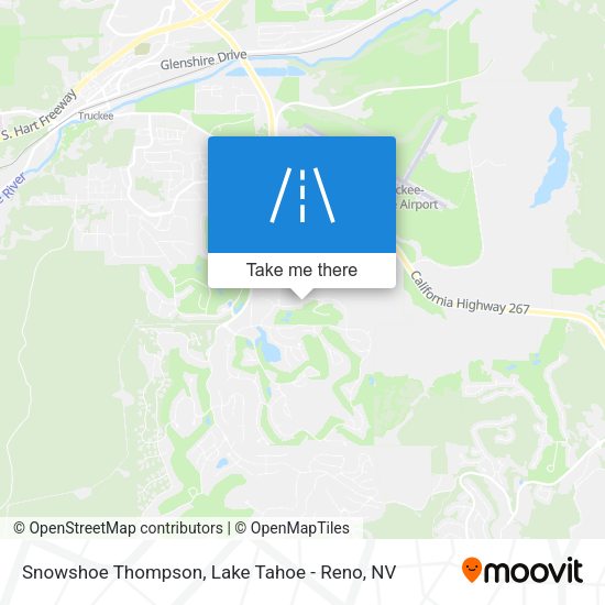 Snowshoe Thompson map