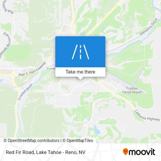 Mapa de Red Fir Road