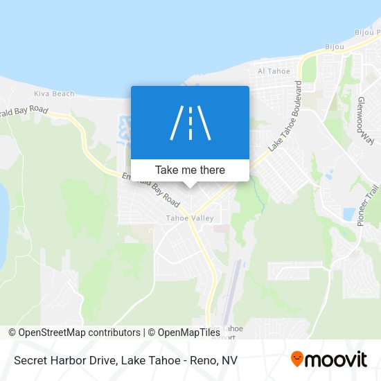Secret Harbor Drive map