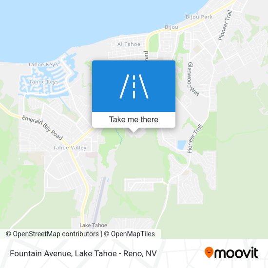 Fountain Avenue map