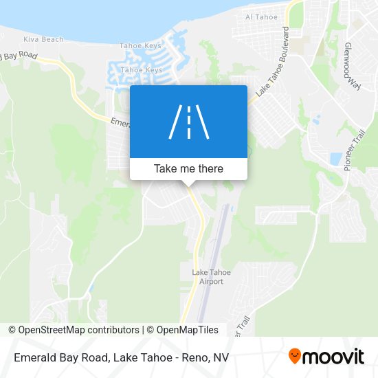 Emerald Bay Road map
