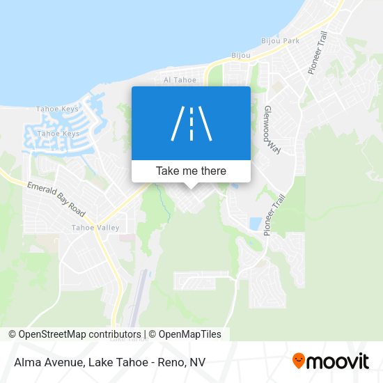 Mapa de Alma Avenue