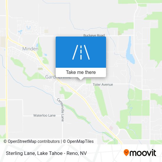 Sterling Lane map