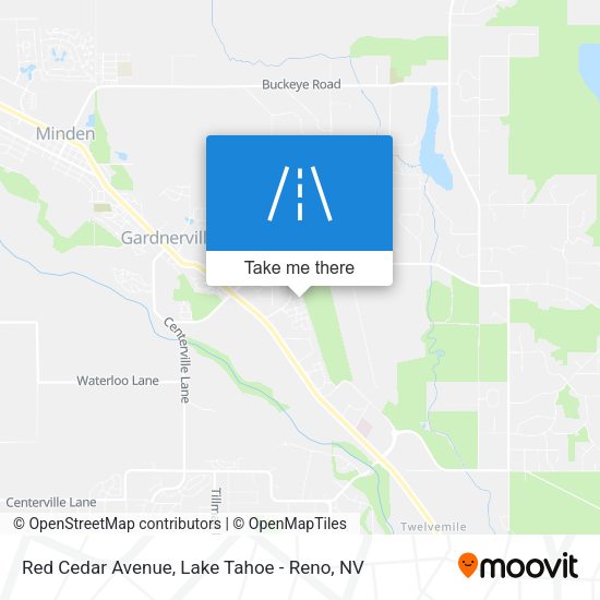 Red Cedar Avenue map