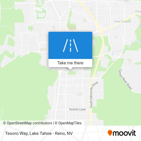 Tesoro Way map