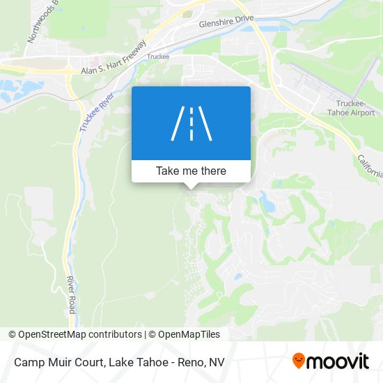 Camp Muir Court map