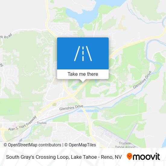 Mapa de South Gray's Crossing Loop