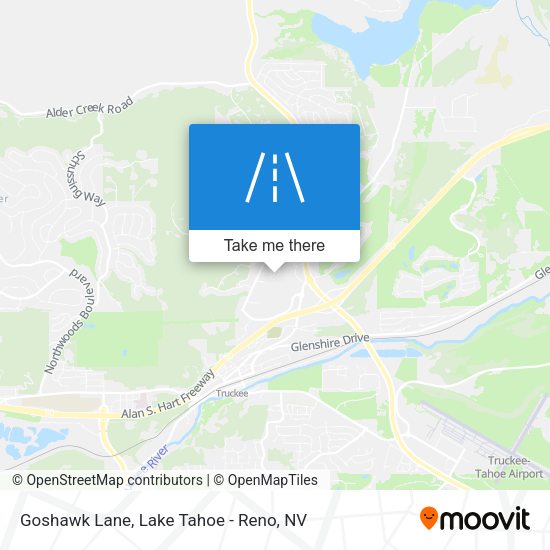 Goshawk Lane map