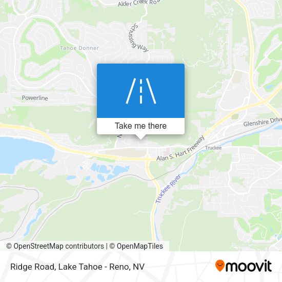 Ridge Road map