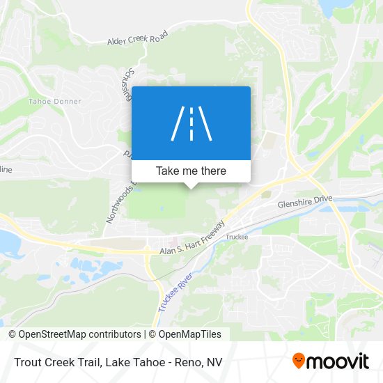 Trout Creek Trail map