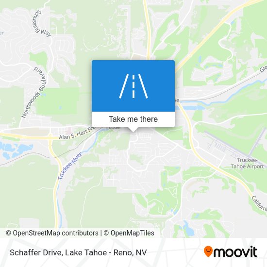 Schaffer Drive map