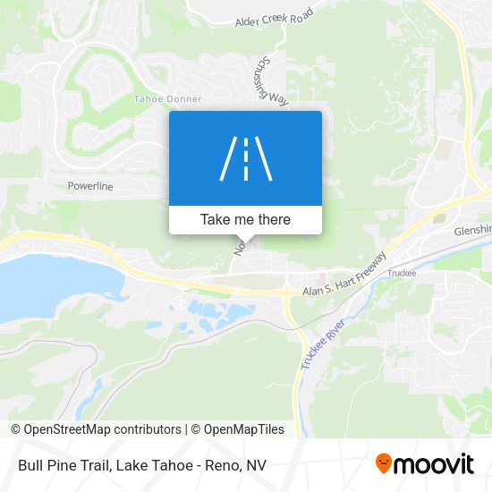 Bull Pine Trail map