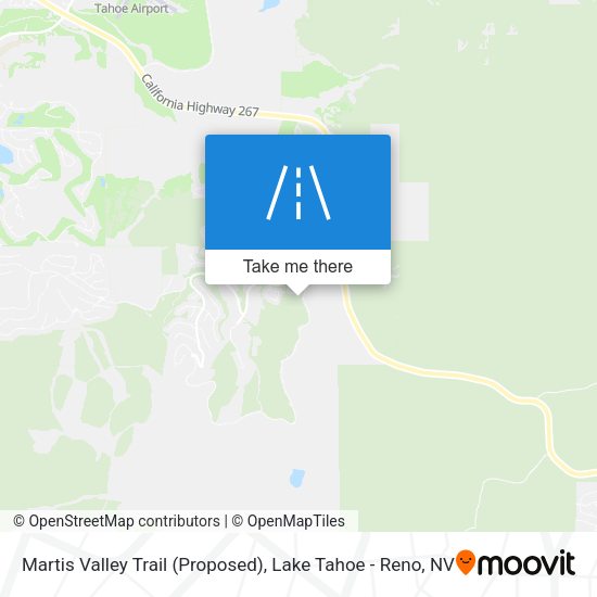 Martis Valley Trail (Proposed) map