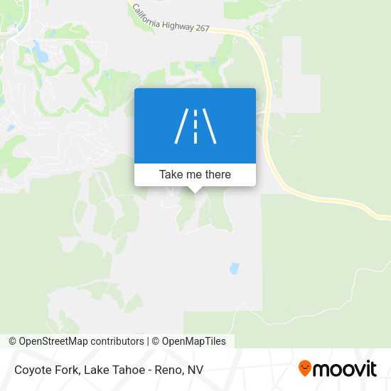 Coyote Fork map
