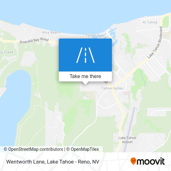 Wentworth Lane map