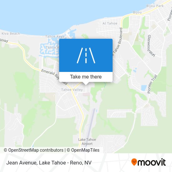 Jean Avenue map
