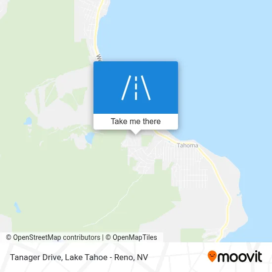 Tanager Drive map