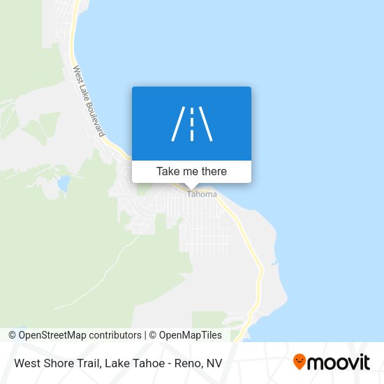 Mapa de West Shore Trail