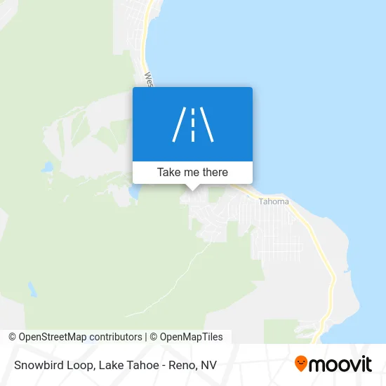 Snowbird Loop map