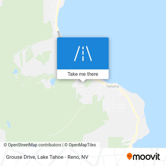 Mapa de Grouse Drive