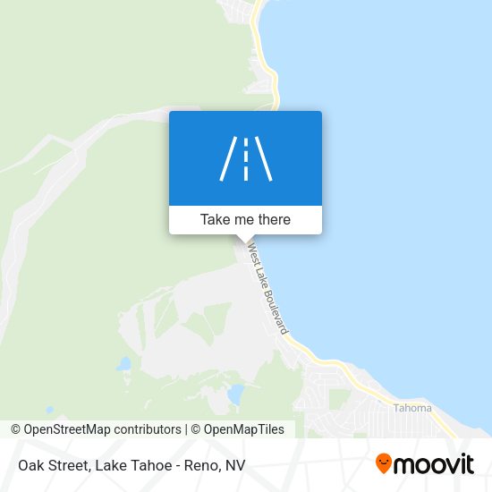 Mapa de Oak Street