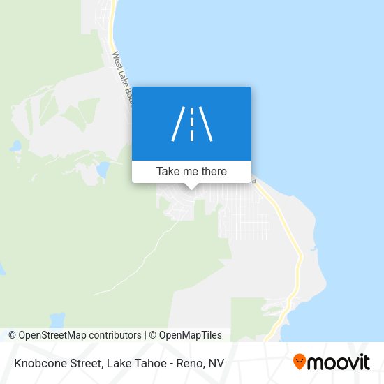 Knobcone Street map