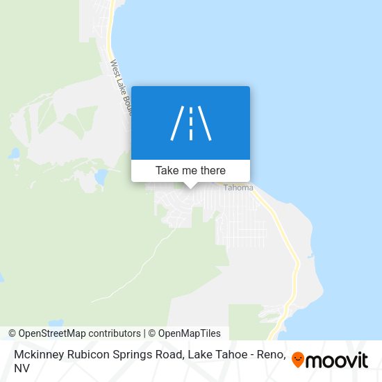 Mckinney Rubicon Springs Road map