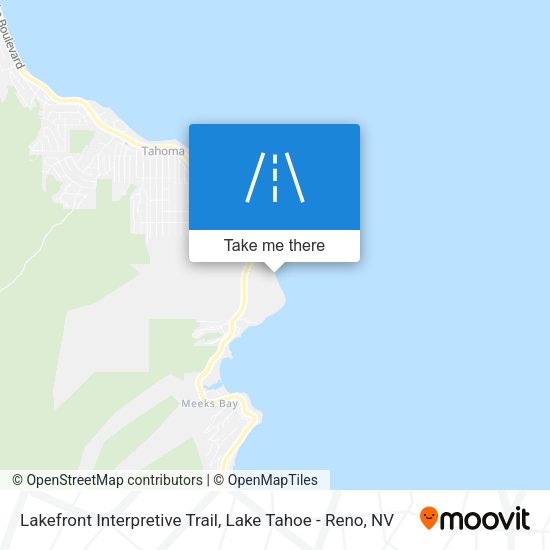 Lakefront Interpretive Trail map