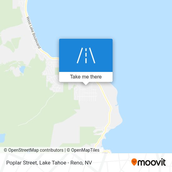 Poplar Street map