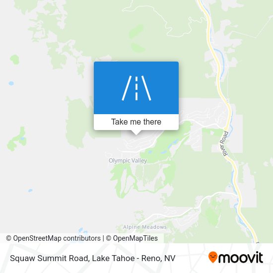 Squaw Summit Road map