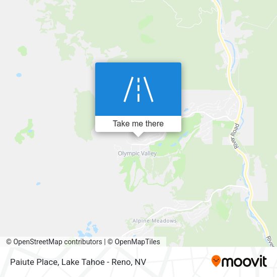 Paiute Place map