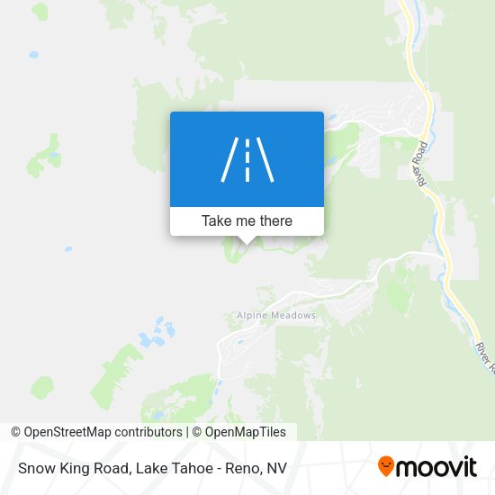 Mapa de Snow King Road