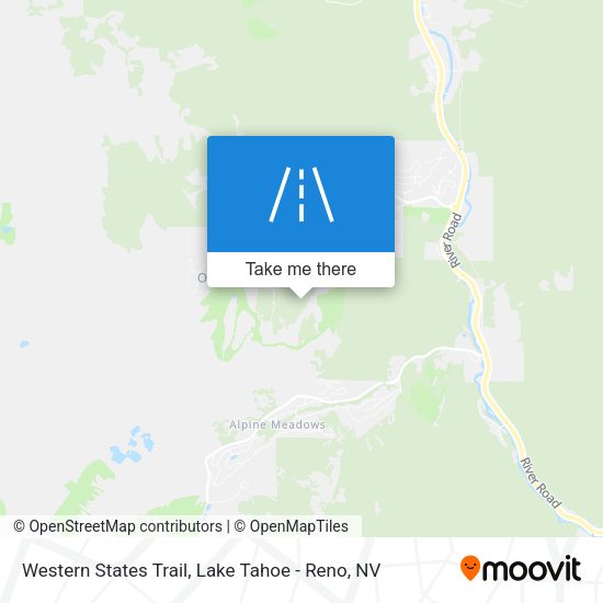 Mapa de Western States Trail
