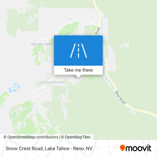 Mapa de Snow Crest Road