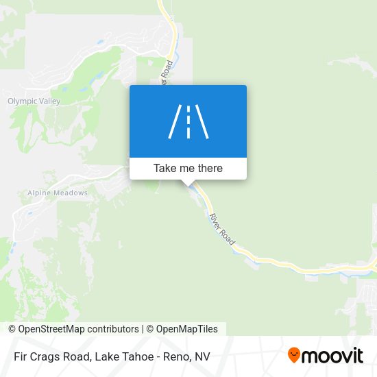 Mapa de Fir Crags Road