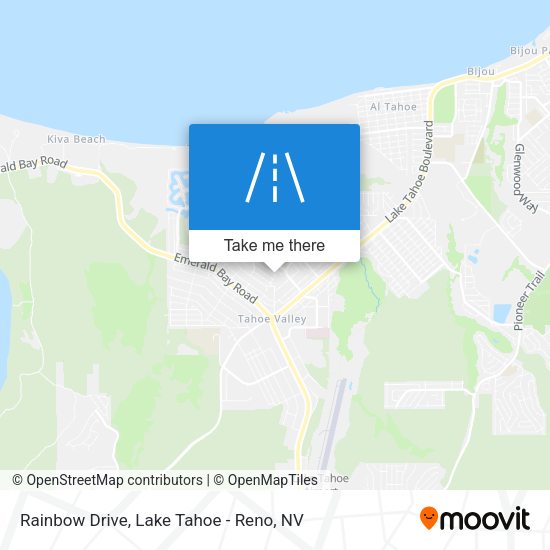 Rainbow Drive map