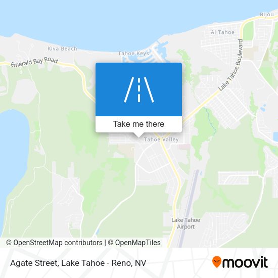 Mapa de Agate Street