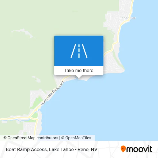 Boat Ramp Access map