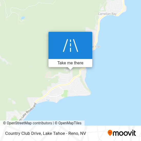 Country Club Drive map